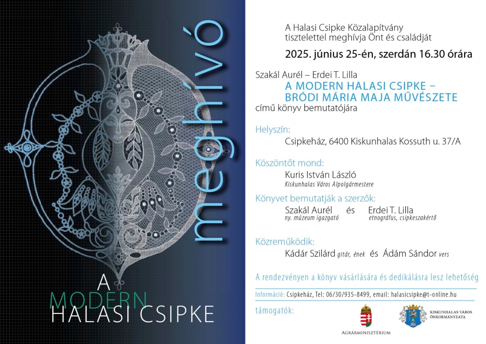A modern halasi csipke - könyvbemutató
