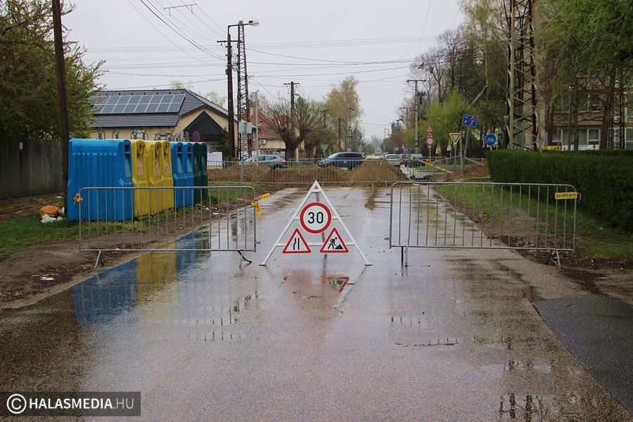 Lezárta a gázszolgáltató a Bajza utcát