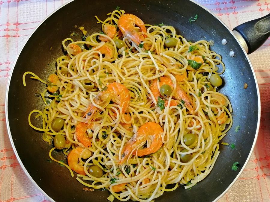 Tengeri herkentyű tésztával