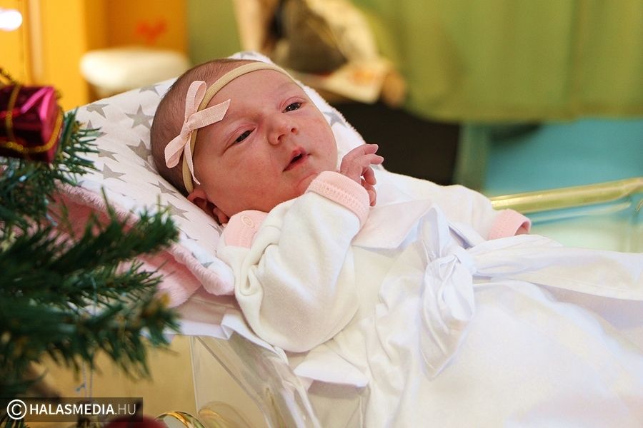 Meglátogattuk Aisát, 2022 első halasi babáját