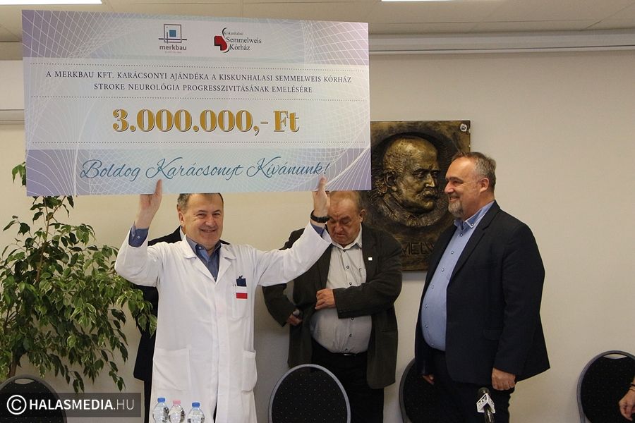 Hárommilliós Merkbaus ajándék a kórháznak