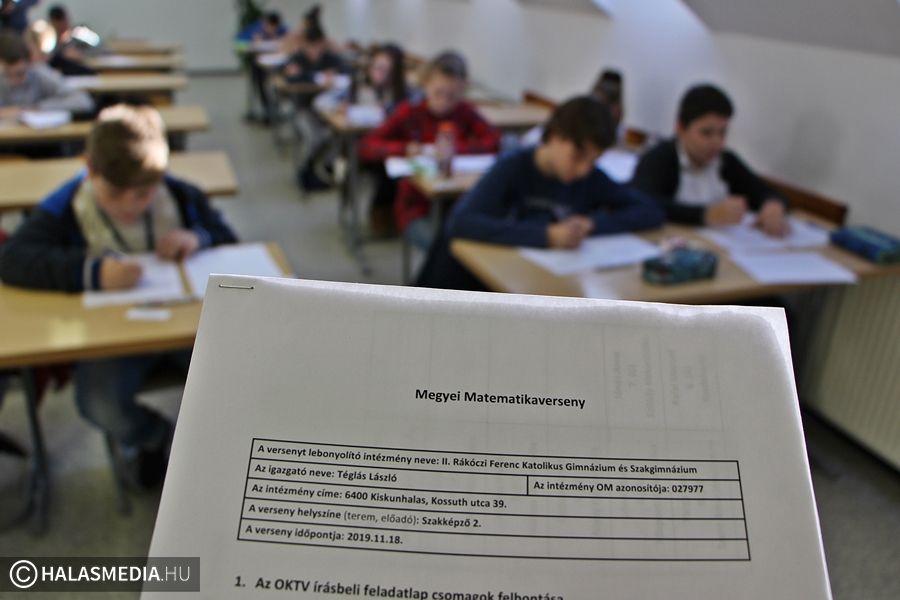A megye legjobb matekosai Halason