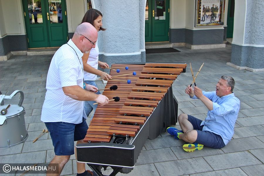 Ütős koncert a Percussion Project Pécs tagjaival