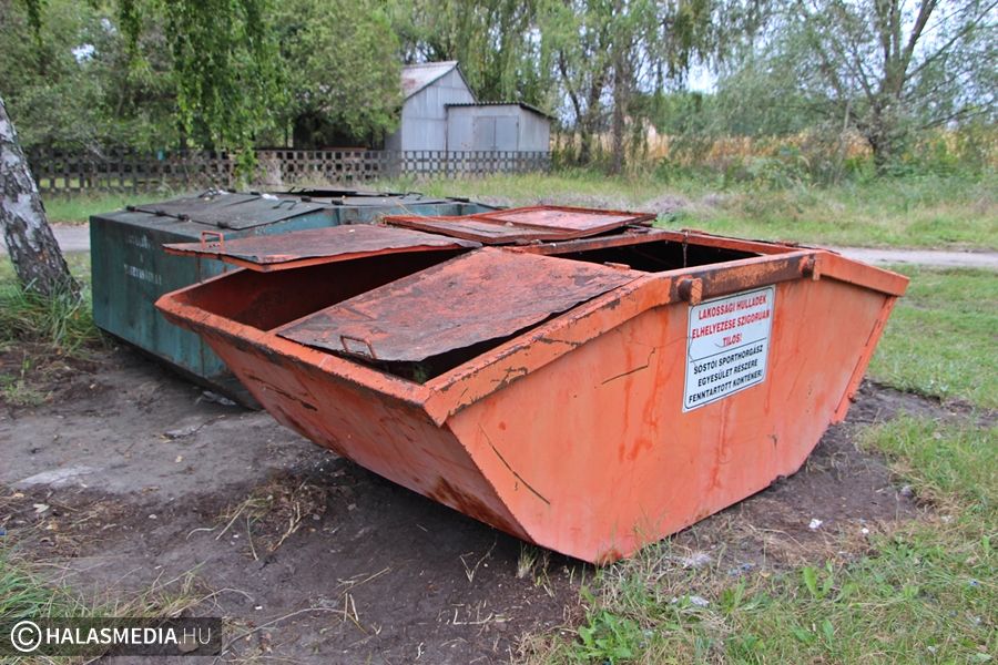 Kiürültek a sóstói konténerek