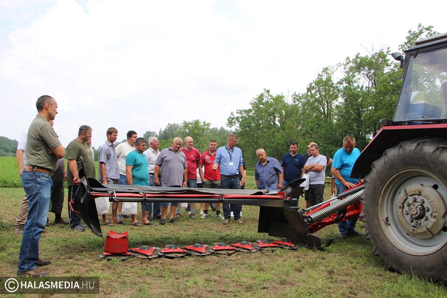 Fűkaszától a bálacsomagolóig – szakmai bemutató Halason