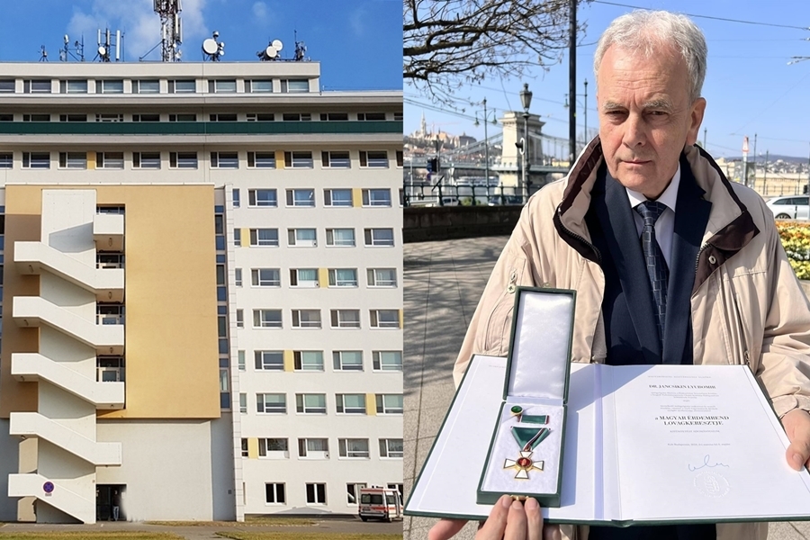 A Magyar Érdemrend Lovagkeresztjét vehette át a halasi kórház főorvosa