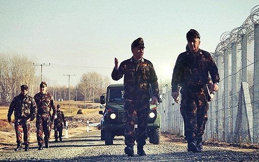 A határon szemlézett a vezérkari főnök