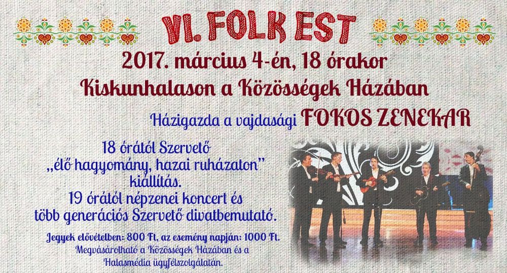 Folk est a Fokos zenekarral