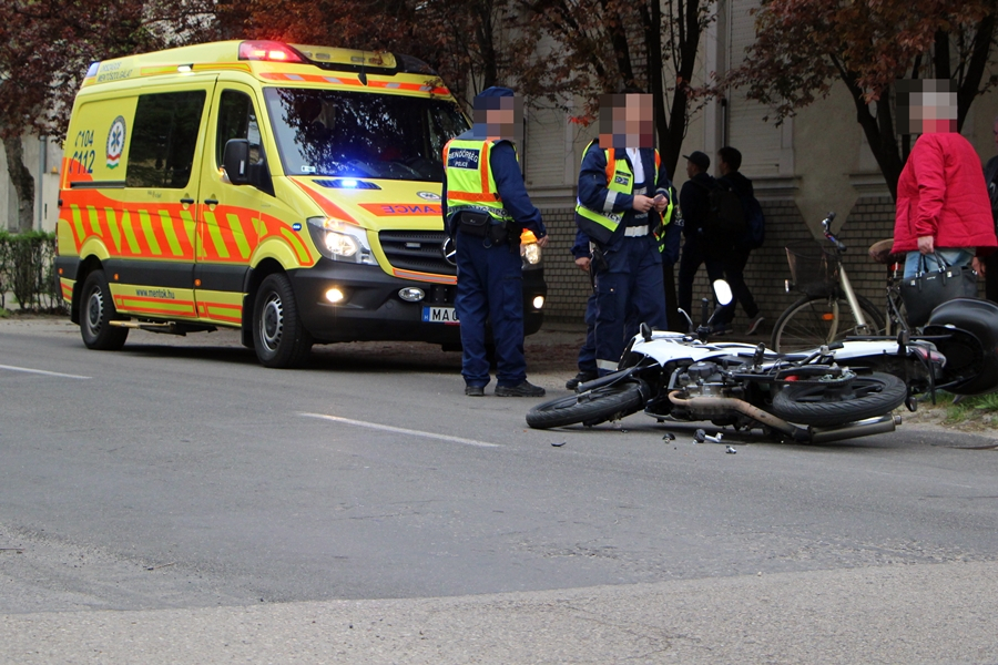 Baleset a Kölcsey utcában (galéria)