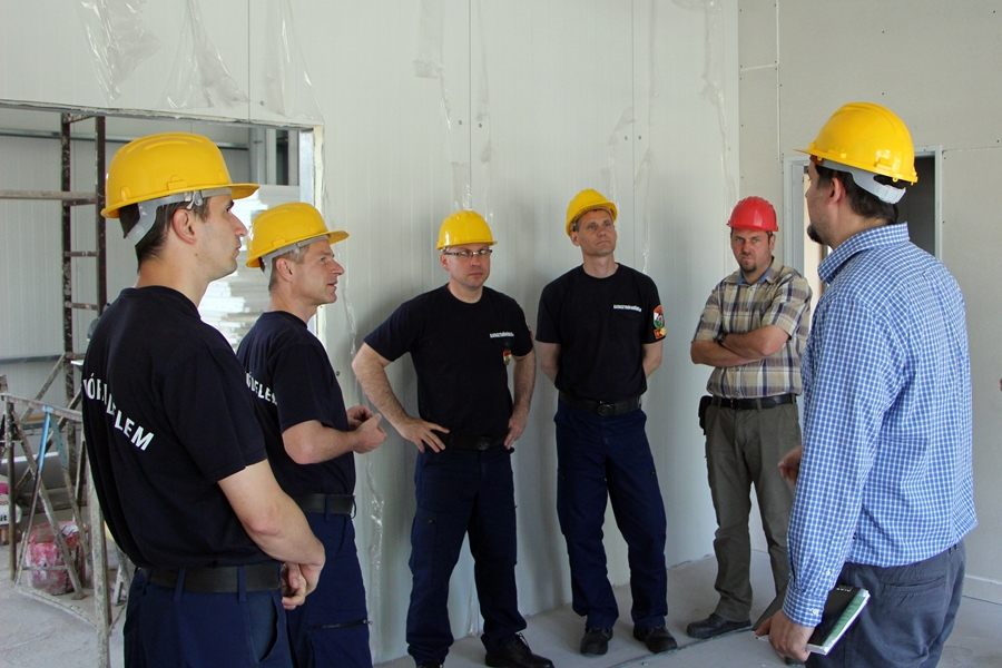 Épül a majsai tűzoltóőrs (galéria)