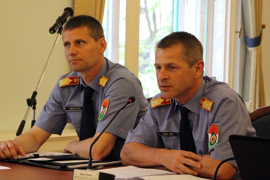 Városi köszönet a halasi tűzoltóknak