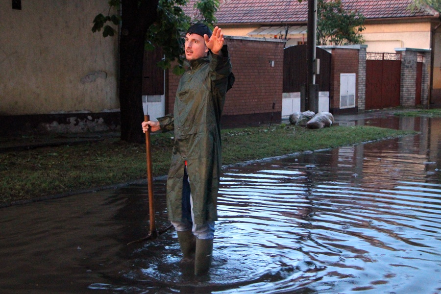 (►) Extrém mennyiségű eső esett Halason
