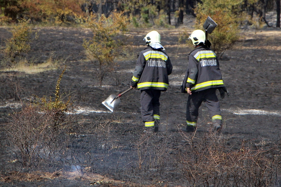 Négyhektárnyi avar égett Zsanánál
