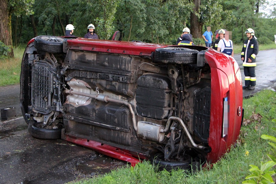 Felborult egy Hyundai Halas határában (galéria)