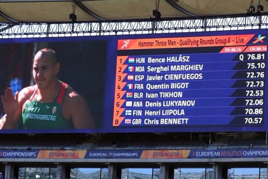 Halász Bence az Európa-bajnokság döntőjében