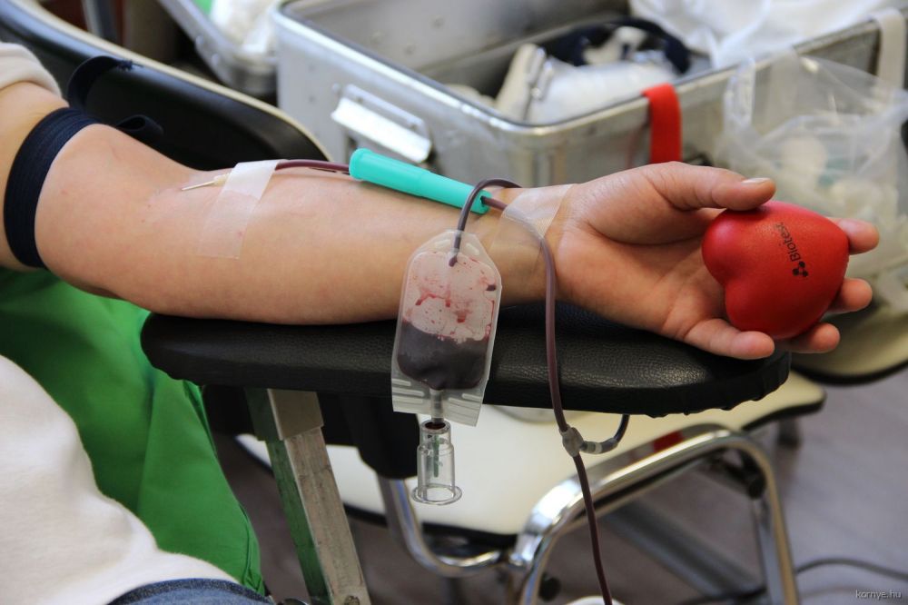 Szerdán véradás van