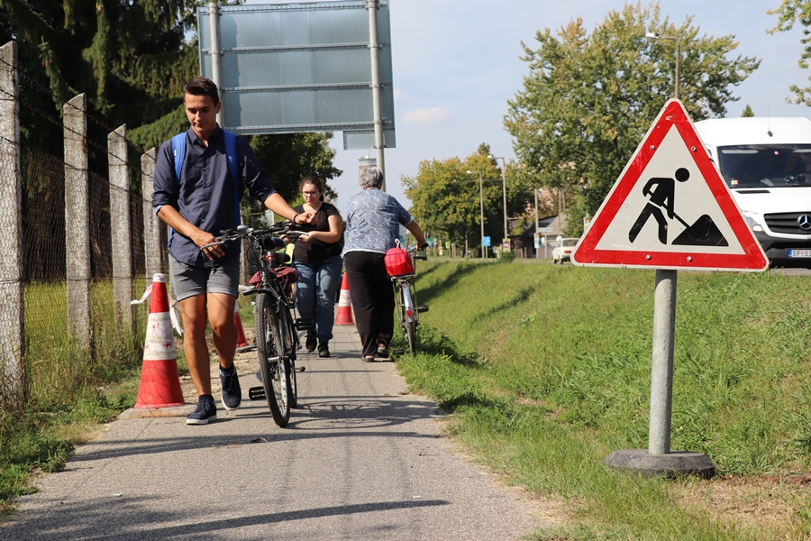Felújítják a belterületi kerékpárutat (galéria)