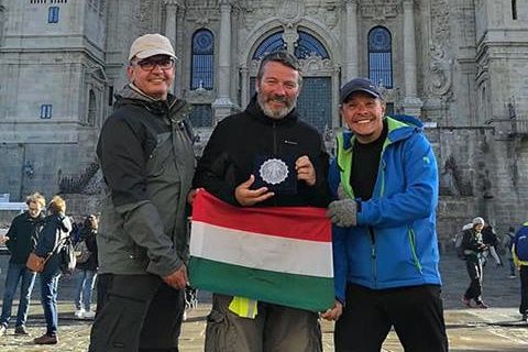 Célba értek a halasi zarándokok