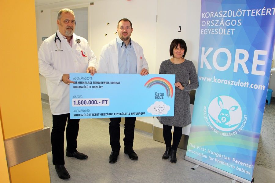 Másfélmilliós adomány a kórháznak