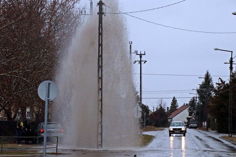 (►) Tűzcsapnak rohant egy VW a Kertvárosban (galéria)