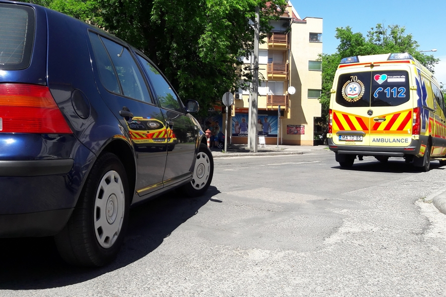 Újabb kerékpáros baleset a Kossuth utcán