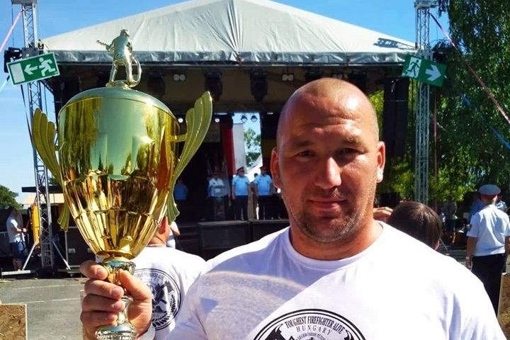 Az ország legjobban teljesítő hivatásos tűzoltója Csernák Zsolt