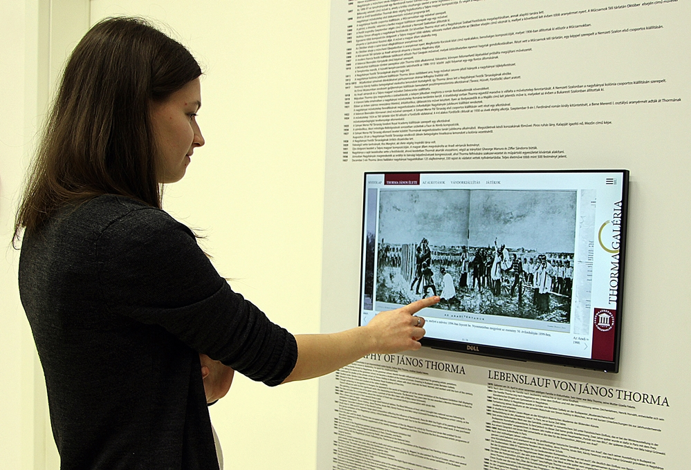 Új, interaktív eszközök a Thorma János Múzeumban