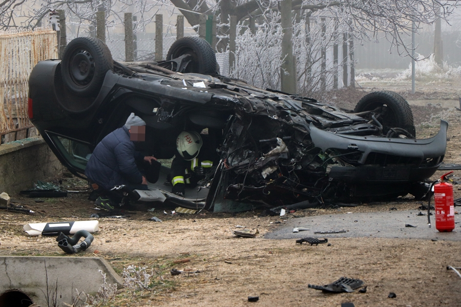 Halálos baleset Tompa közelében (galéria)