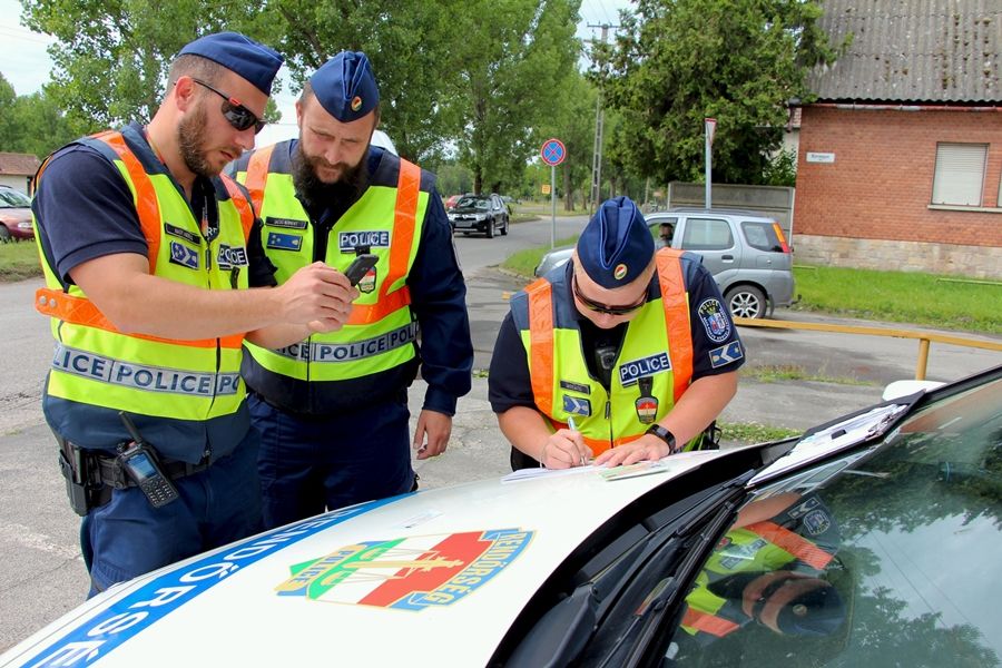 Közlekedésrendészeti akció volt Halason