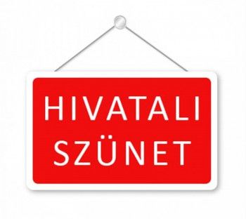 Figyelem! Igazgatási szünet lesz a városházán