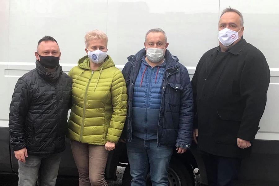 Szabó Sándorék vendégelték meg a kórházi dolgozókat