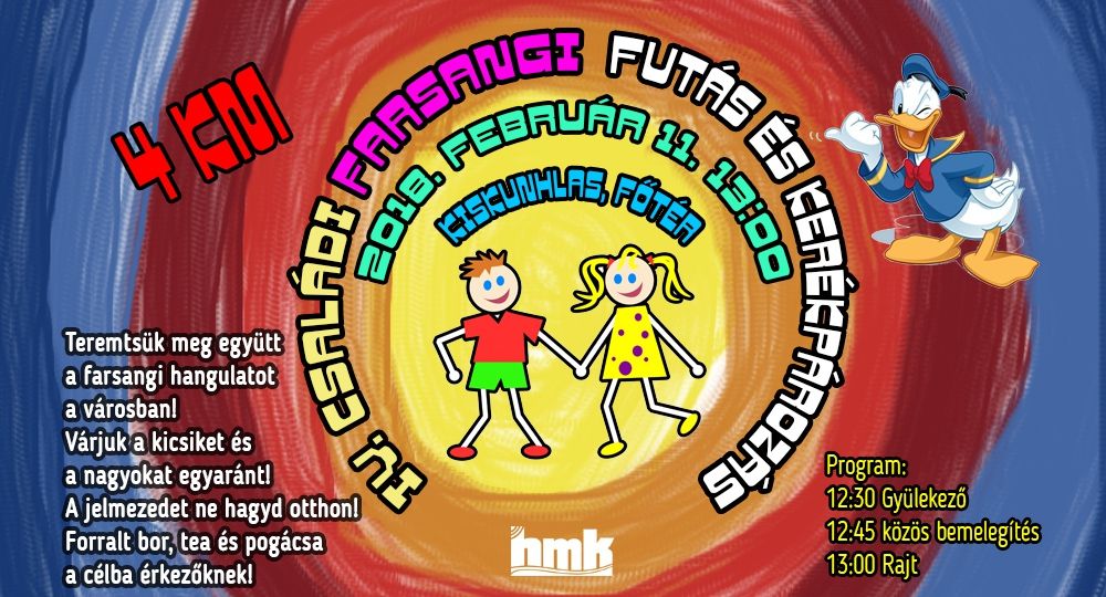 IV. Családi farsangi futás és kerékpározás