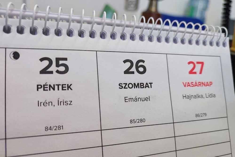 Szombaton munkanap lesz