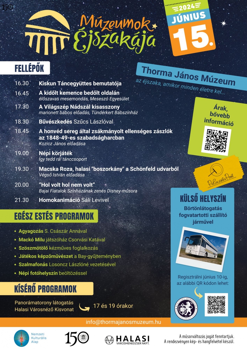 Múzeumok Éjszakája 2024