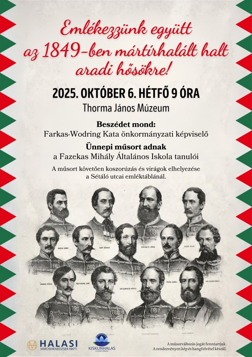 Október 6 Emléknap