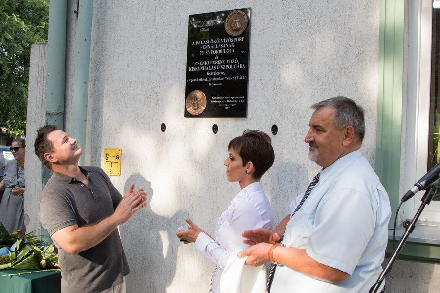 Emléktábla-avató, Erdei Zsolttal (galériával)