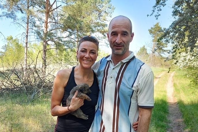 Cecilia és Zsolt nem mindennapi kutyamentése