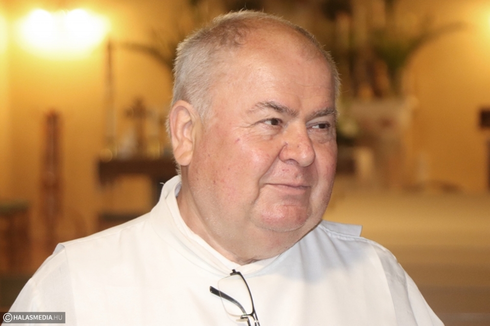 István atya aranymiséje a felsővárosi templomban