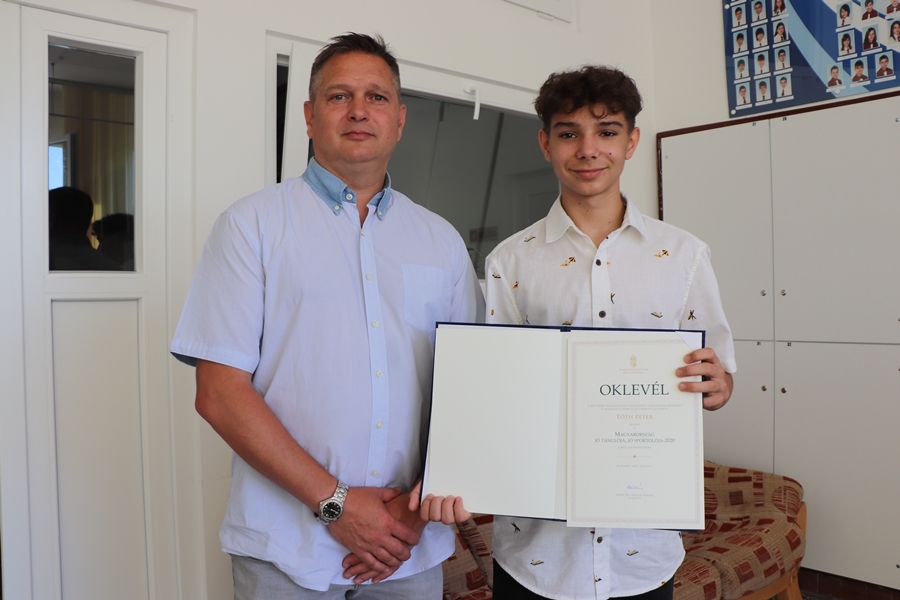Ifj. Tóth Péter Magyaroszág jó tanulója, jó sportolója (galéria)