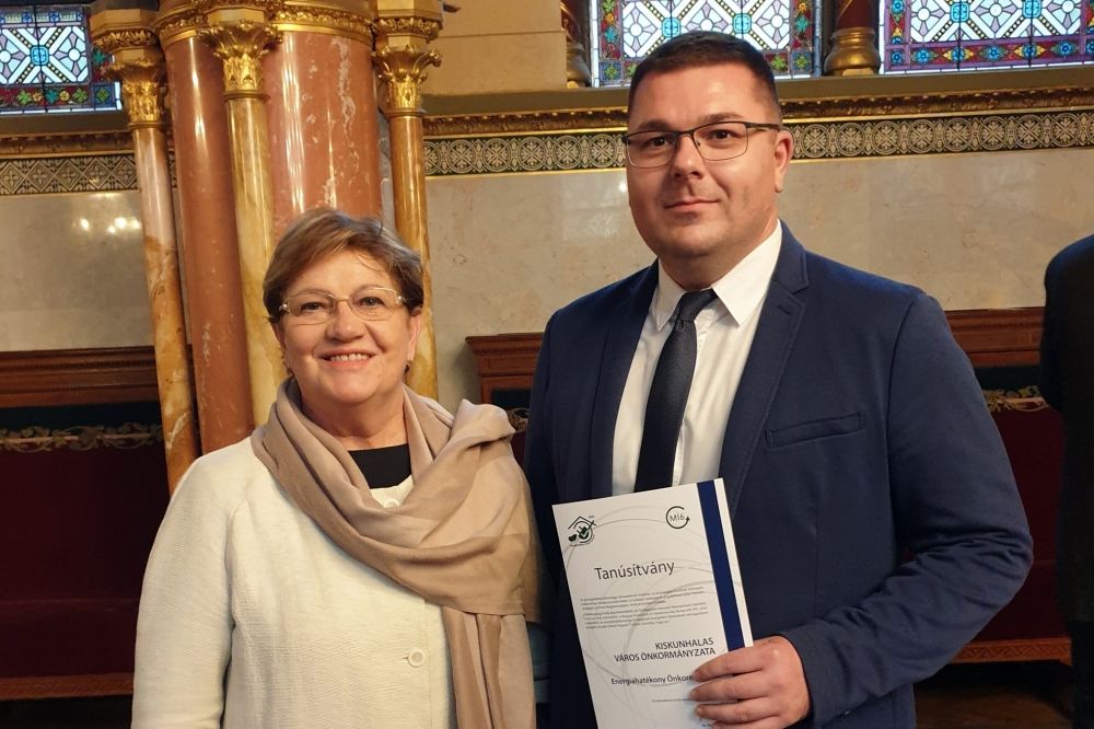 Energiahatékony Önkormányzat Címet kapott Kiskunhalas