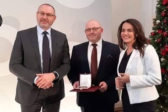 Szűcs Csaba miniszteri kitüntetést kapott 