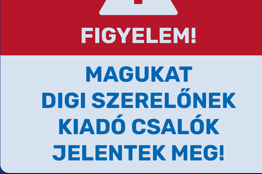 Csalókra figyelmeztet a DIGI