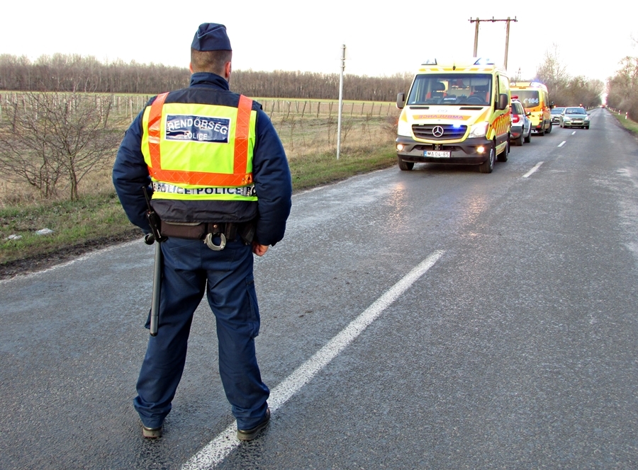 Halálos baleset Mélykútnál