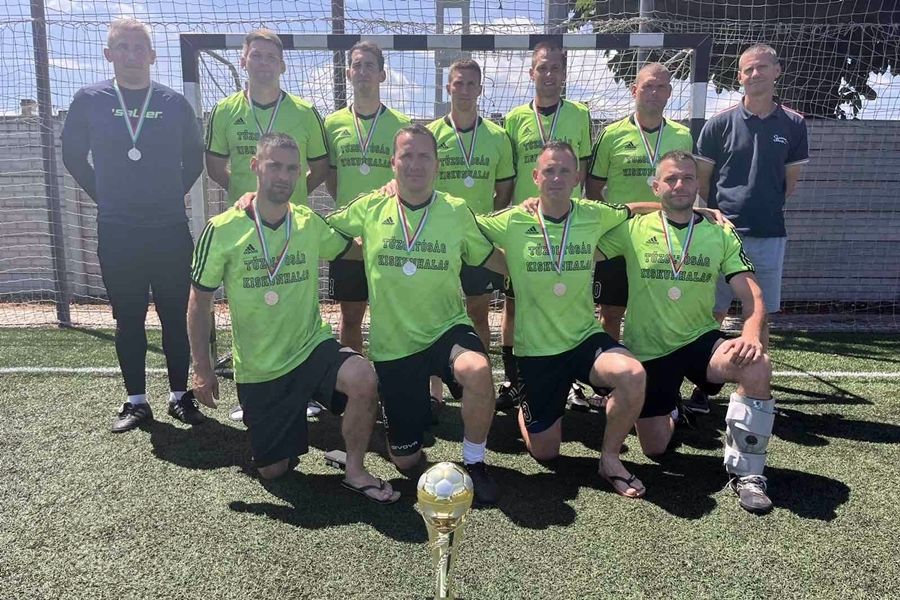 Tűzoltó fociezüst