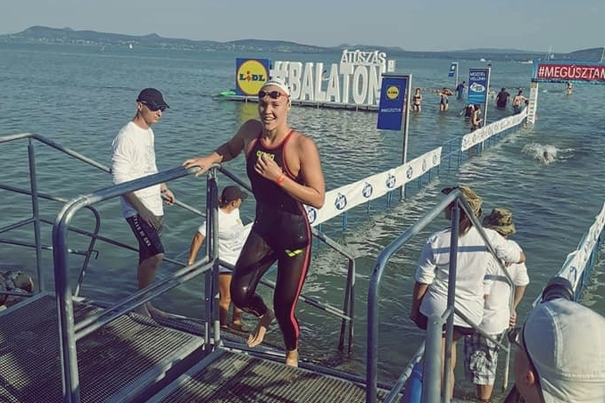 Vas Luca elsőként, több halasi pedig átúszta a Balatont