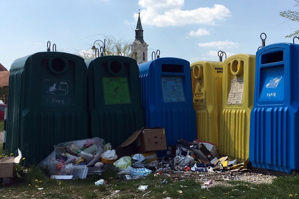 Felszámolják a szelektív hulladékgyűjtő szigeteket