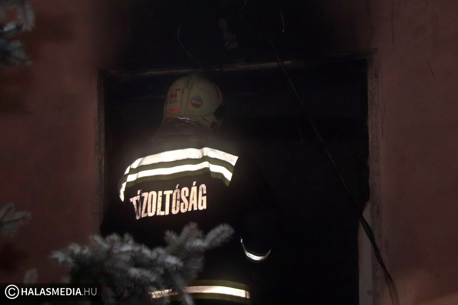 Tűz volt egy családi házban a Gárdonyi Géza utcában (galéria)