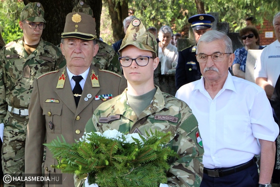 A hősökre emlékeztek Jánoshalmán (galéria)