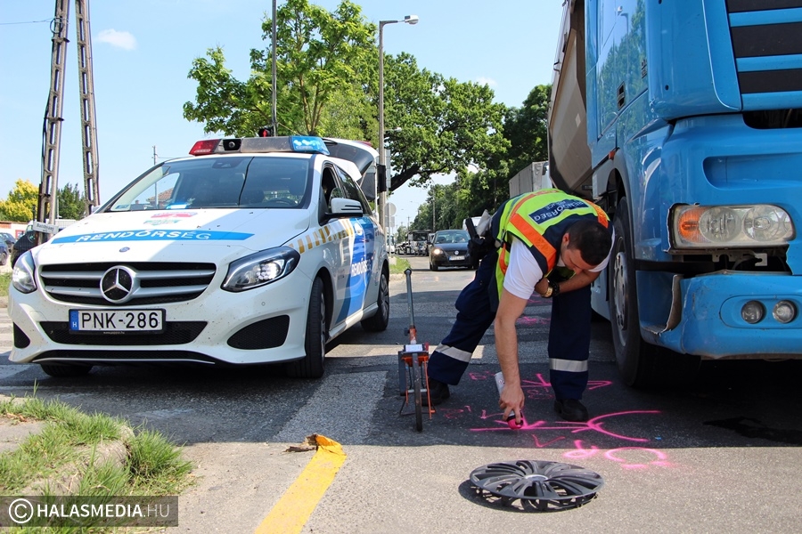 A baleset után egy dísztárcsa maradt utána (galéria)
