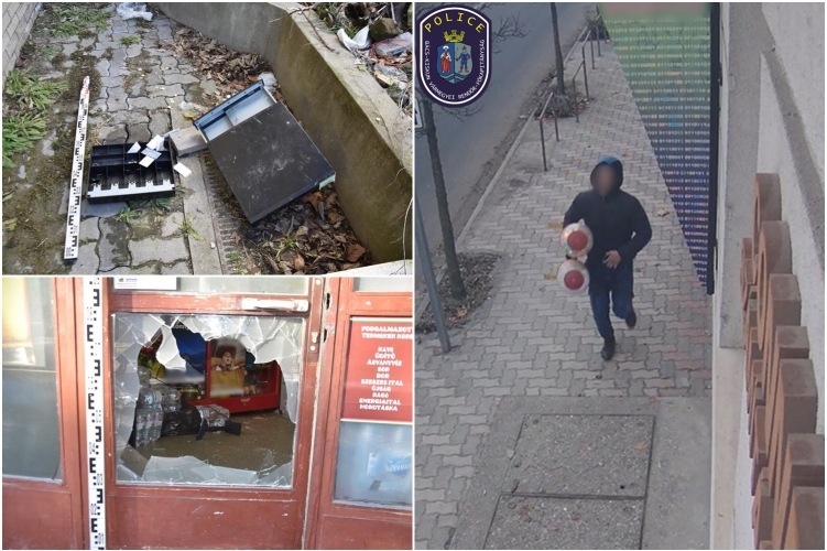 Hóna alá kapta a játékadagoló automatát a halasi férfi